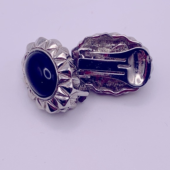 💝Vintage Ginnie Johansen Clip On Earrings 1984 - Picture 3 of 4